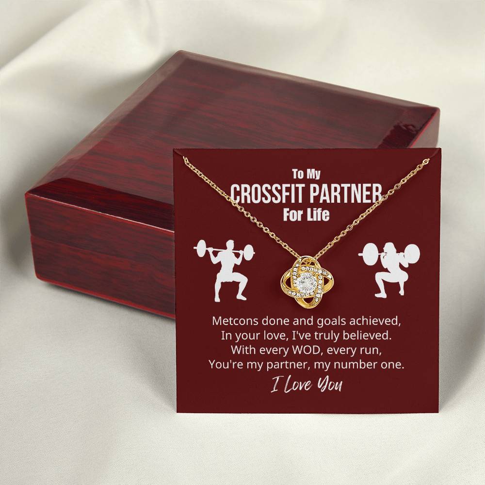 CrossFit Partner for Life - My Number One WOD - Necklace