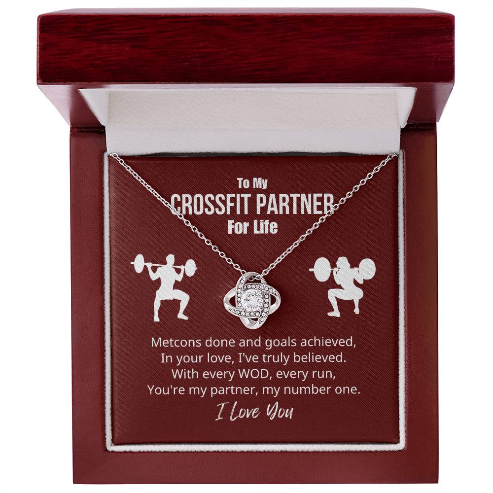 CrossFit Partner for Life - My Number One WOD - Necklace